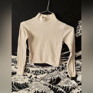 Zara Cropped Turtleneck long sleeve